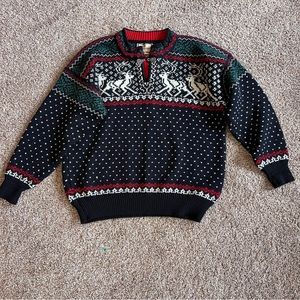 Dale of Norway Vintage Wool Sweater Handmade Christmas